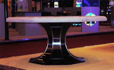 Basi e strutture metalliche per tavoli da gioco